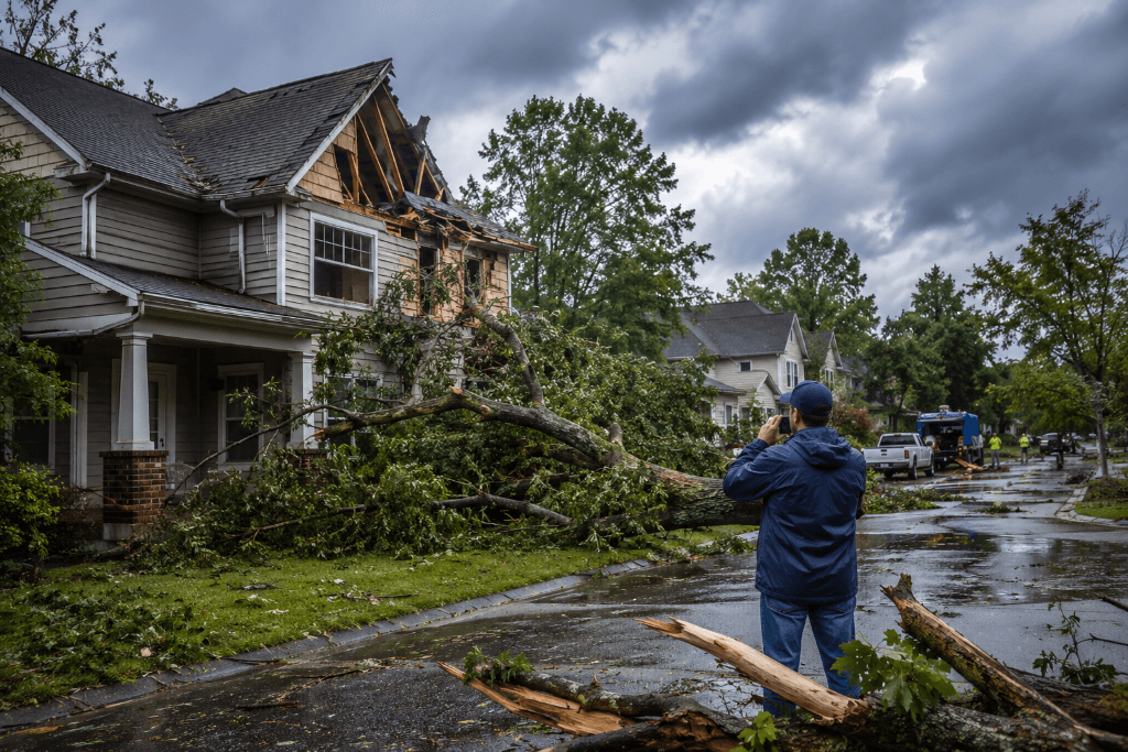 Storm Damage Restoration in Charlotte: First Steps After Severe Weather