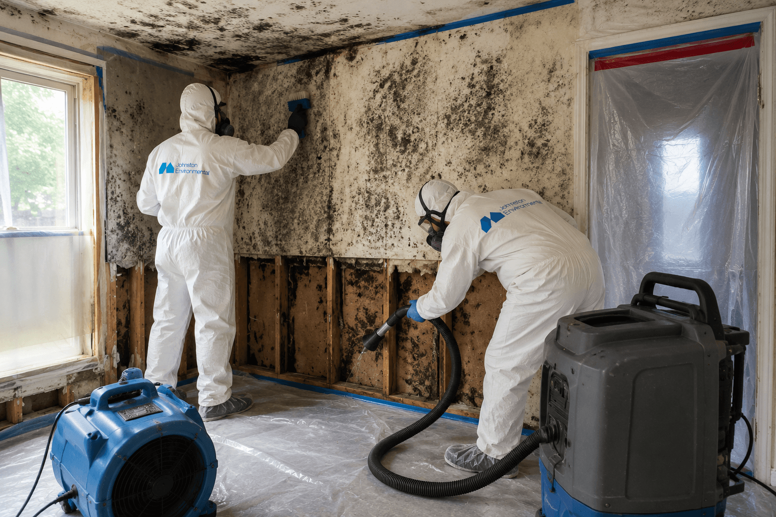 Mold Remediation in Charlotte, NC by Johnston Environmental Inc.
