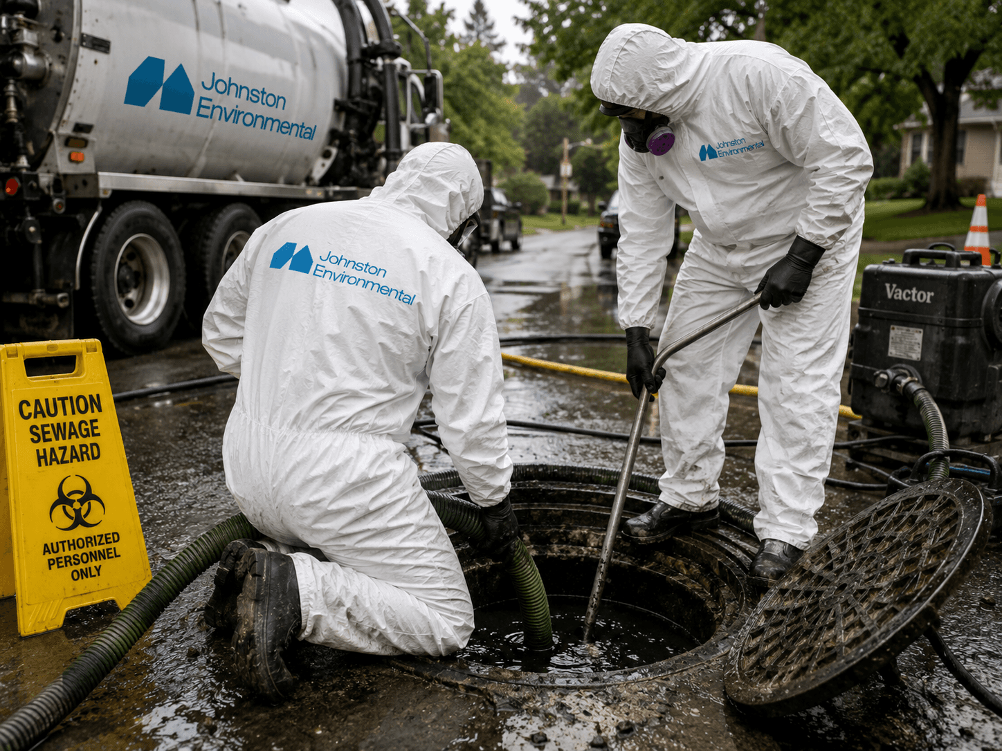 Sewage Cleanup in Charlotte, NC by Johnston Environmental Inc.