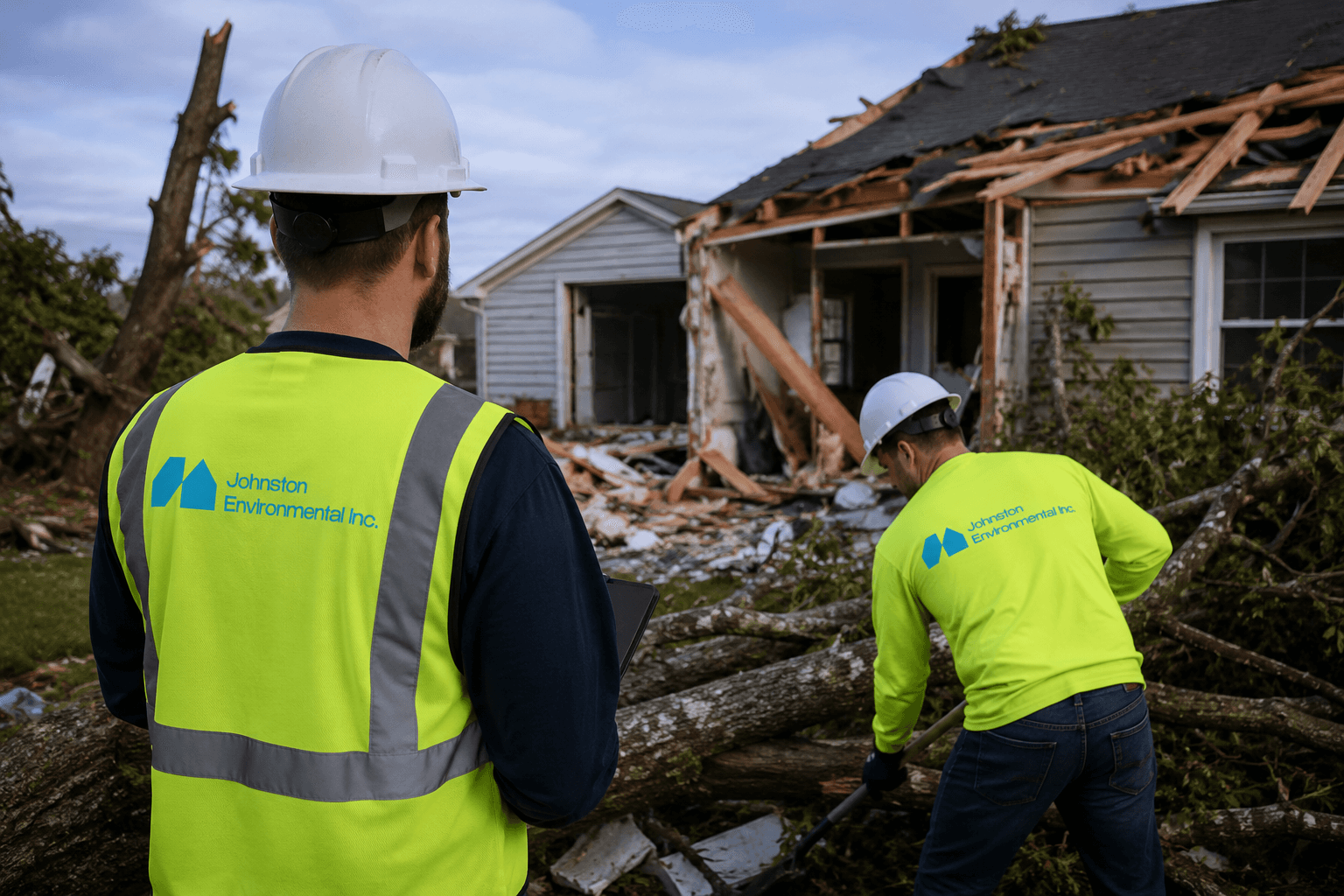 Storm Damage Restoration in Charlotte, NC by Johnston Environmental Inc.